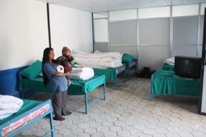 Schlafraum des Goldhunga Kathmandu Disabled Sevice Center
